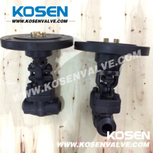 Actionneur électrique forgé en acier Bw Globe Valves